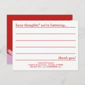 Kommentar Postkarte : emo Stil (Vorne/Hinten)