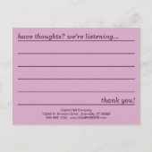 Kommentar Postkarte : emo Stil (Vorderseite)