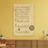 Kommentar zum Koran Khurasan Leinwanddruck (Insitu (Wohnzimmer))