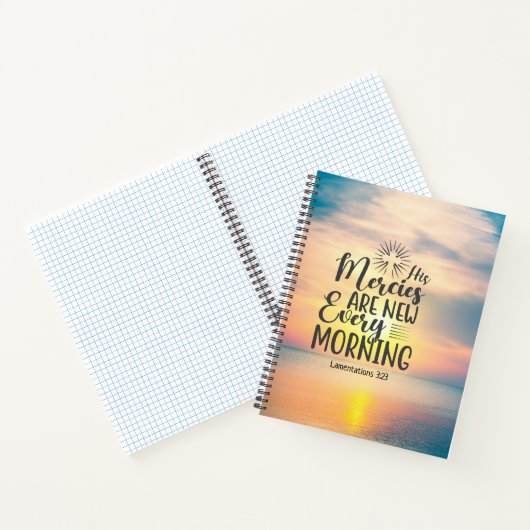 Kommentare 3:23 Seine Gnaden jeden Morgen neu Notizblock (Innenseite)