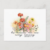 Kommentare 3:23 Seine Gnaden jeden Morgen neu Postkarte (Vorderseite)