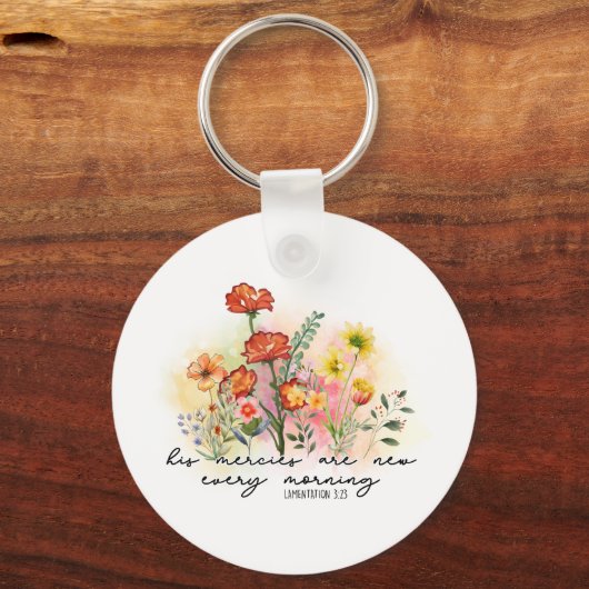Kommentare 3:23 Seine Gnaden jeden Morgen neu Schlüsselanhänger (Rückseite)