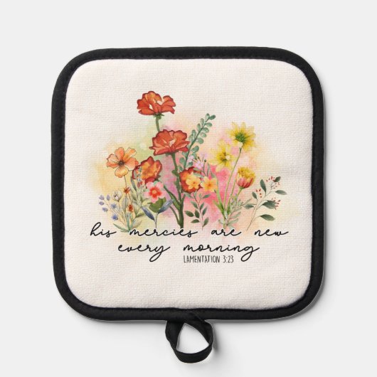 Kommentare 3:23 Seine Gnaden jeden Morgen neu Topflappen (Vorderseite)