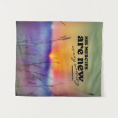 Kommentare 3:23 Seine Mercies sind neue Bibel Vers Wandteppich (Vorderseite (Horizontal))