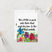 Kommentare 3:25 Bibelverse Pic Flat Begrüßung Karte (Vorderseite/Rückseite Beispiel)