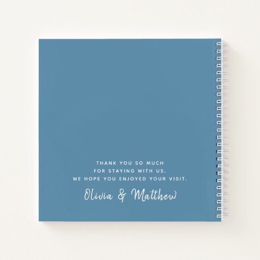 Kommentare Gästebuch Notizblock (Rückseite)