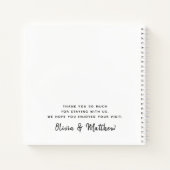 Kommentare Gästebuch Notizblock (Rückseite)