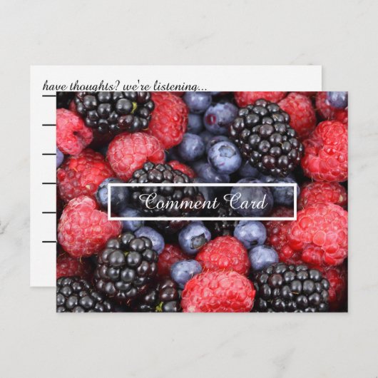 Kommentarfrucht Postkarte (Vorne/Hinten)