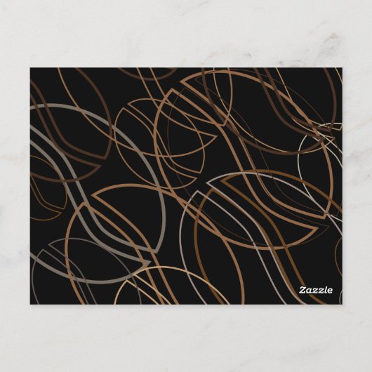 Kommentarkarte für Kaffeebohnen Postkarte (Rückseite)