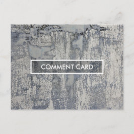 Kommentarkarte knusprige Textur Postkarte