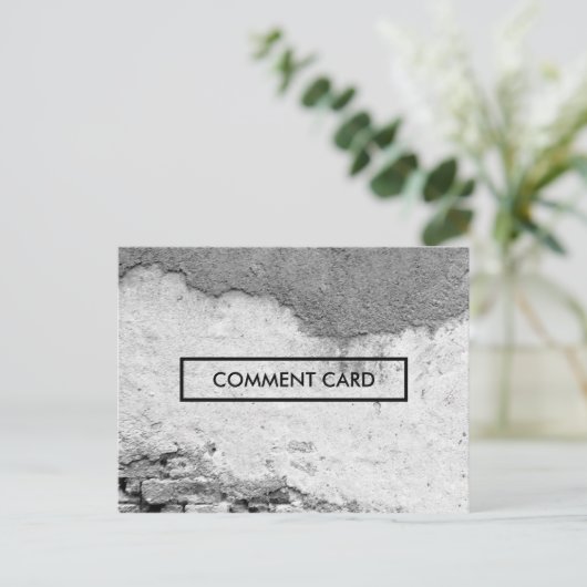 Kommentarkarte Postkarte (Stehend Vorderseite)