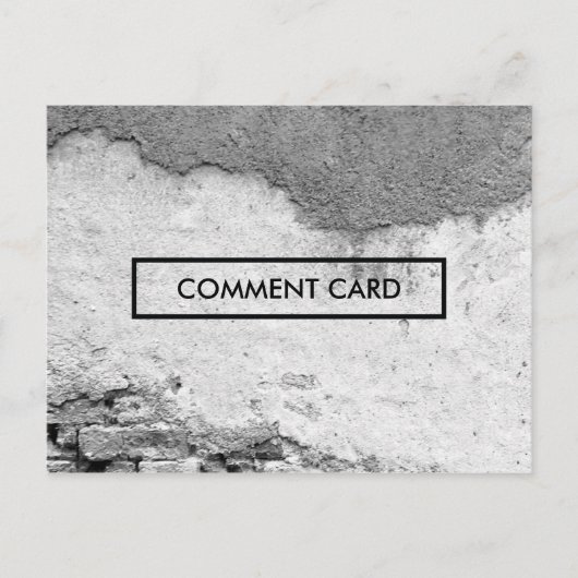 Kommentarkarte Postkarte (Vorderseite)