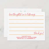 Kommentarkarte RegenbogenBurst Postkarte (Vorne/Hinten)