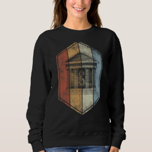 Kommerziell Bank Retro Vintag Style Finance Accoun Sweatshirt