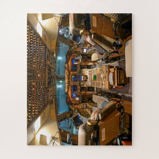 Kommerziell Jet Cockpit Jigsaw Puzzle (Vertikal)