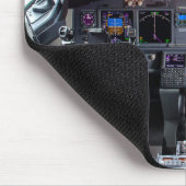 Kommerziell Jet Cockpit Mousepad (Ecke)