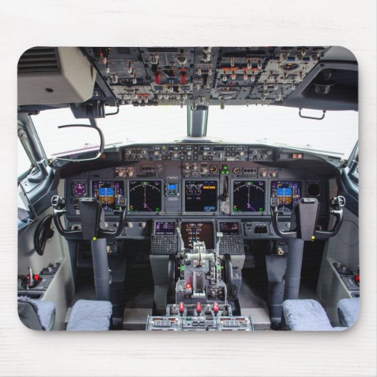 Kommerziell Jet Cockpit Mousepad (Vorne)