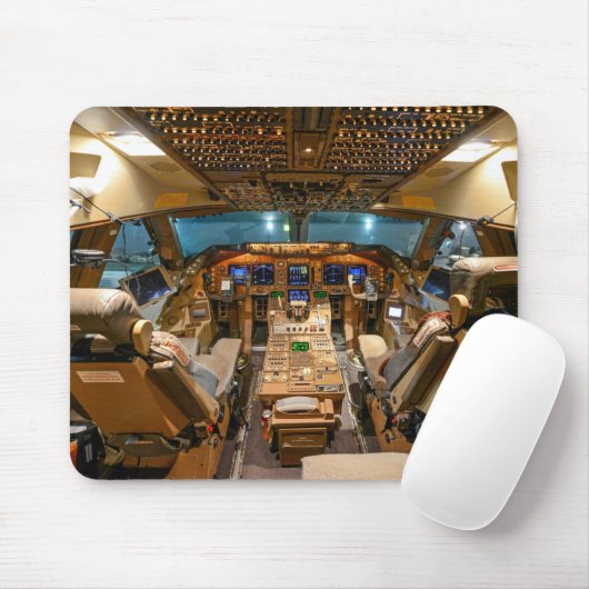 Kommerziell Jet Cockpit Mousepad (Mit Mouse)