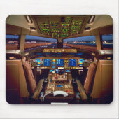 Kommerziell Jet Cockpit Mousepad (Vorne)
