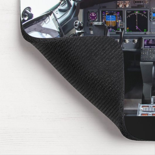 Kommerziell Jet Cockpit Mousepad (Ecke)