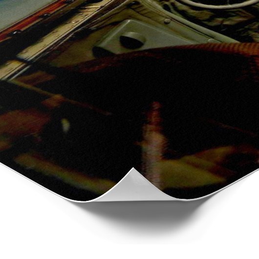 Kommerziell Jet Cockpit Poster (Ecke)