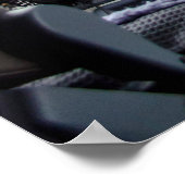 Kommerziell Jet Cockpit Poster (Ecke)