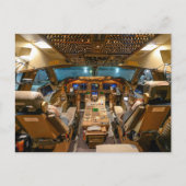 Kommerziell Jet Cockpit Postkarte (Vorderseite)
