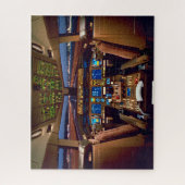 Kommerziell Jet Cockpit Puzzle (Vertikal)