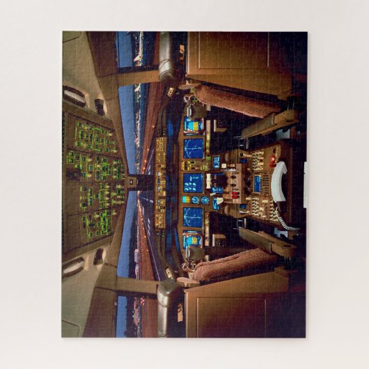 Kommerziell Jet Cockpit Puzzle (Vertikal)