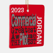 Kommerziell Pilot Extraordinator CUSTOM Keramikornament (Rechts)