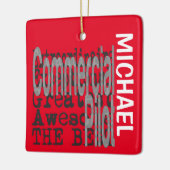 Kommerziell Pilot Extraordinator CUSTOM Keramikornament (Links)