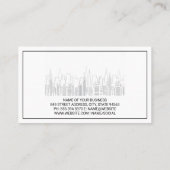 Kommerziell Real Anwesen | Stadtzentrum Visitenkarte (Rückseite)