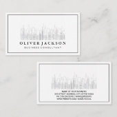 Kommerziell Real Anwesen | Stadtzentrum Visitenkarte (Vorne/Hinten)