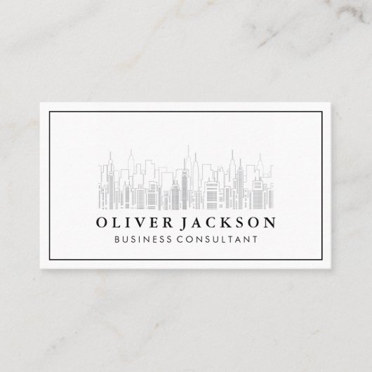 Kommerziell Real Anwesen | Stadtzentrum Visitenkarte (Vorderseite)