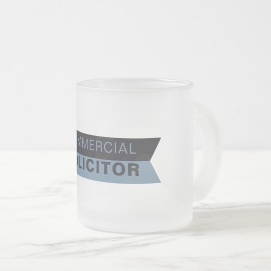 Kommerziell Solicitor Artistic Design Mattglastasse (VorderseiteRechts)