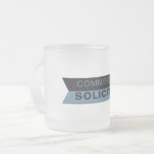 Kommerziell Solicitor Artistic Design Mattglastasse (Vorderseite Links)