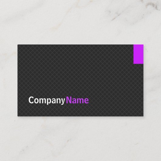 Kommerziell Teller - Modernes Twill Grid Visitenkarte (Rückseite)