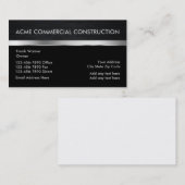 Kommerzielle Bau-Kontakt-Karten Visitenkarte (Vorne/Hinten)