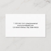 Kommerzielle Gebäude | Generalunternehmer Visitenkarte (Rückseite)