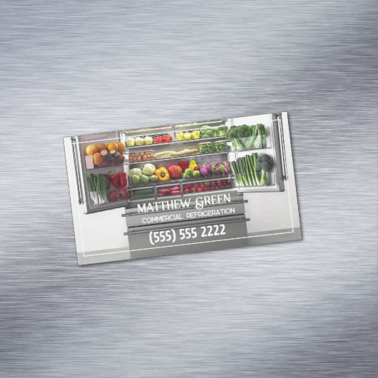 Kommerzielle Kühlung Magnetische Visitenkarte (Beispiel)