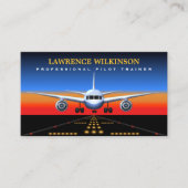 Kommerzielle Pilot Trainer-Flugkarten Visitenkarte (Vorderseite)