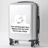 Kommerzielle Reinigung und Reinigung Aufkleber (Koffer)