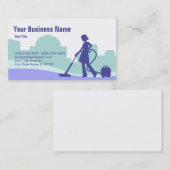 Kommerzielle Reinigungs-Geschäfts-Karte Visitenkarte (Vorne/Hinten)