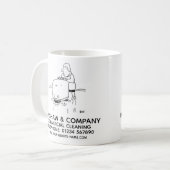 Kommerzielle sauberere Kaffeemaschine Tasse (Vorderseite Links)