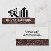 Kommerzielle Wohnanlage Visitenkarte (Vorne/Hinten)