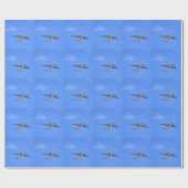 Kommerzieller Airliner Geschenkpapier (Flach)