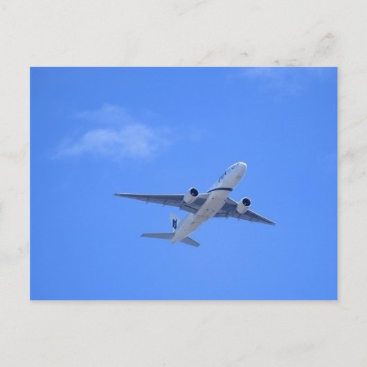 Kommerzieller Airliner Postkarte (Vorderseite)