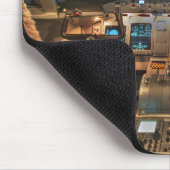 Kommerzieller Cockpit-Hintergrund Mousepad (Ecke)