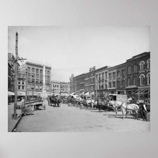 Kommerzieller Ort Poster (Vorne)