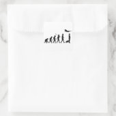 Kommerzieller Pilot Quadratischer Aufkleber (Tasche)